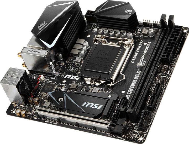 Produktbild MSI MPG Z390I Gaming Edge AC (LGA 1151, Intel Z390, Mini-ITX)