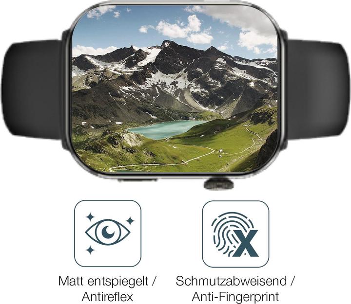 Actual product image Dipos Screen Protector Anti-Glare for Blackview R60 Smartwatch 1.96 Zoll