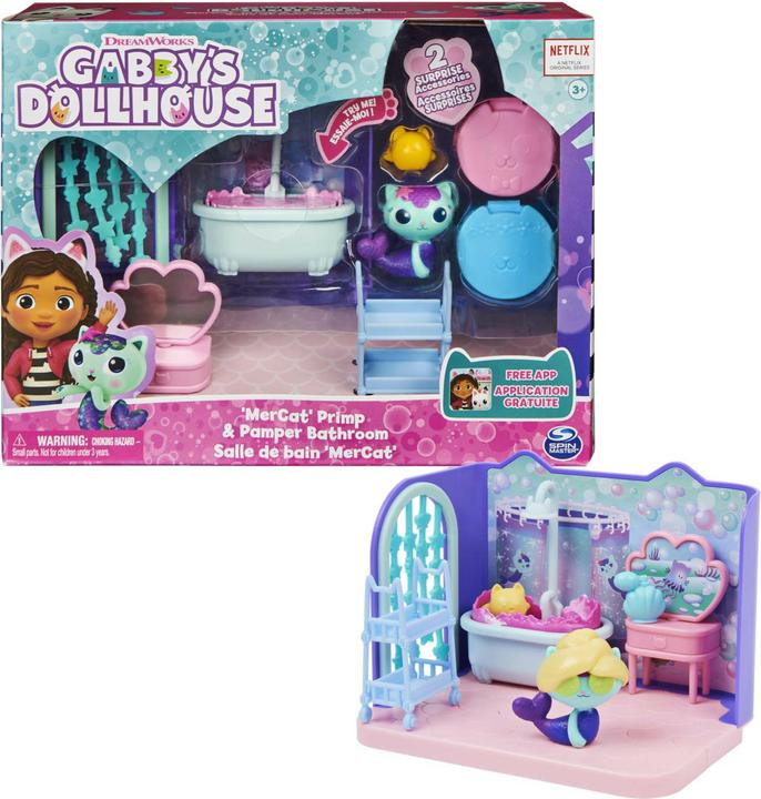Gabby's Dollhouse Chambre Deluxe MerCat's Bathroom