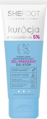 Produktbild SHE s.r.l. Shefoot Laboratories Deodorizing Foot Gel-Preparation with Urea 5% 75ml