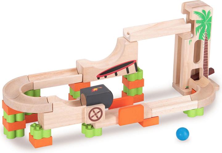 Produktbild Wonderworld Holz-Kugelbahn zum Aufklappen