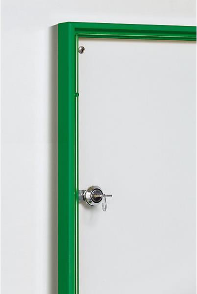 Actual product image kaiserkraft Display case for indoor (Magnet board, 50 x 38 cm)