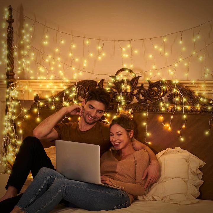 Produktbild Deuba LED Regen Lichterkette (1 m)