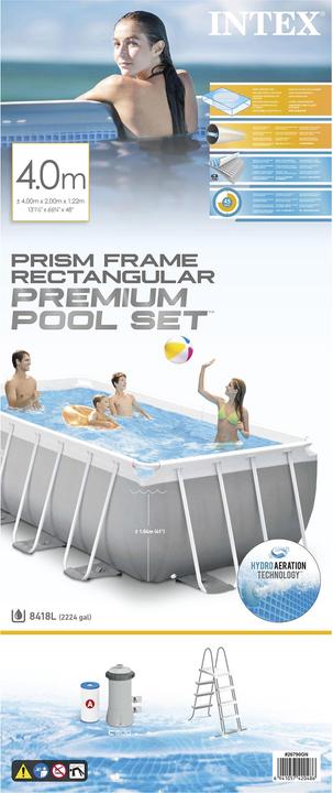 Immagine prodotto Intex Prisma Frame Pool (400 x 200 x 122 cm)