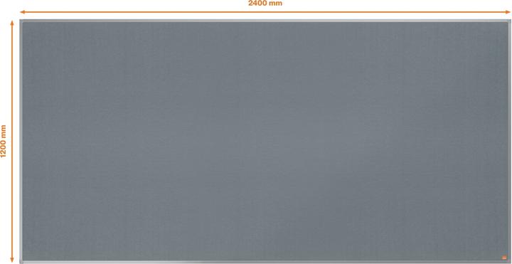 Actual product image Nobo Felt Notice Board Essence (240 x 120 cm)