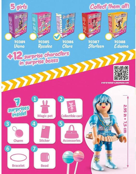 Image du produit Playmobil Clare (70386, Playmobil EverDreamerz)