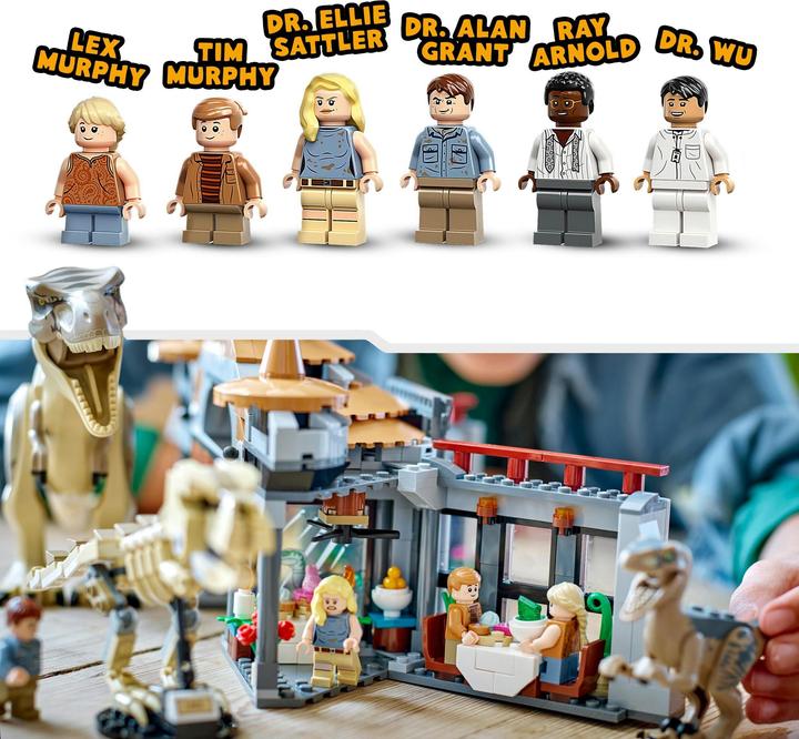 Immagine prodotto LEGO L'attacco del T. rex e del rapace al centro visitatori (76961, LEGO Jurassic World)