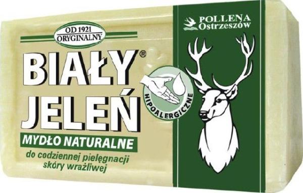 Actual product image Biały Jeleń POL WHITE JELEIN Natural bar soaps 150g&amp (Hard soap)