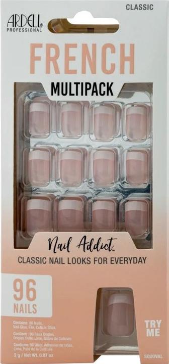 Produktbild Ardell Nail Addict French Multipack Classic 96 Stk (Kunstnägel)