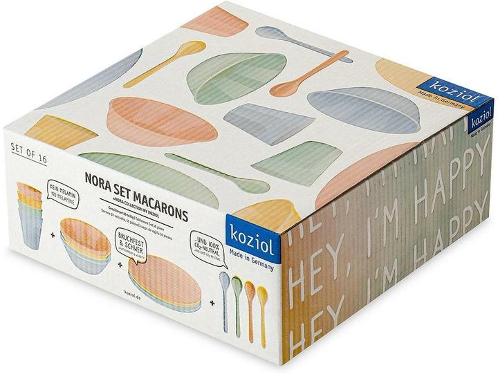 Image du produit Koziol Nora Set Macarons (16 pièce(s))