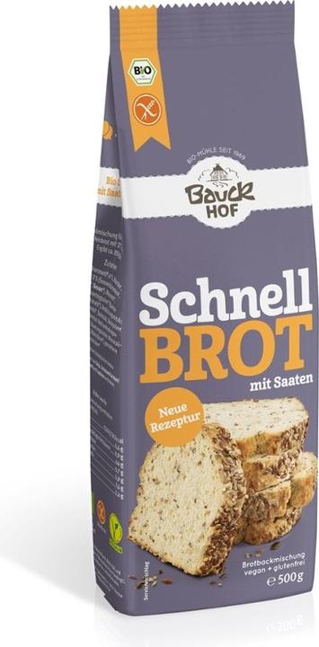 Produktbild Bauckhof Schnell Brot mit Saaten Backmischung Bio (500 g)