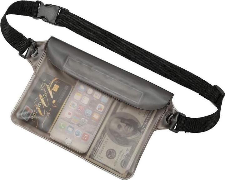 Produktbild JTI Wasserdichte Tasche für Wertsachen - 3 Schichten - Schwarz