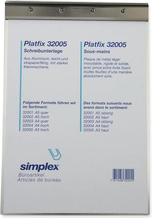 Simplex Platfix (30 x 44 cm)