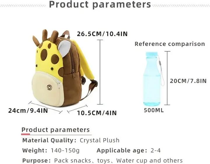 Produktbild Only-Bags.Store Cartoon-Rucksack, Schulranzen, Kindergarten-Rucksack, Kinder-Rucksack