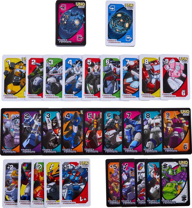 Produktbild Mattel Games Uno Flip Transformers (Deutsch)