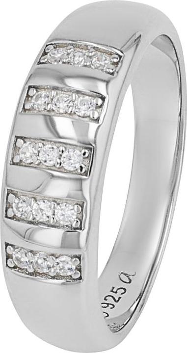 Produktbild S.Oliver Ringe für Damen, 925 Sterling Silber, Zirkonia synth. (52, 925 Silber)