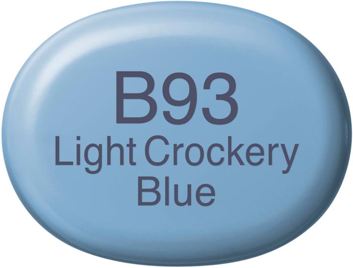 Actual product image Copic Sketch type B - 93 (B93 - Light Crockery Blue, 1 x)