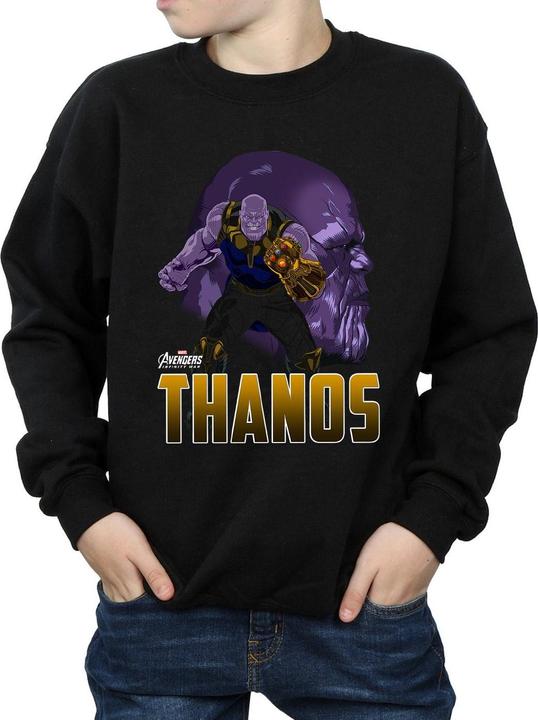 Actual product image Boys Avengers Infinity War Thanos Character Sweatshirt (152, 158)