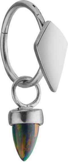 Actual product image Bijouteria Ear piercing (Surgical steel 316L, Synthetic Opal)