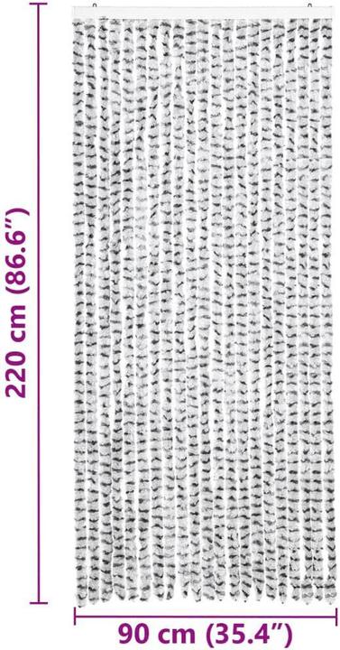 Immagine prodotto VidaXL Insektenschutz-Vorhang (90 x 220 cm)