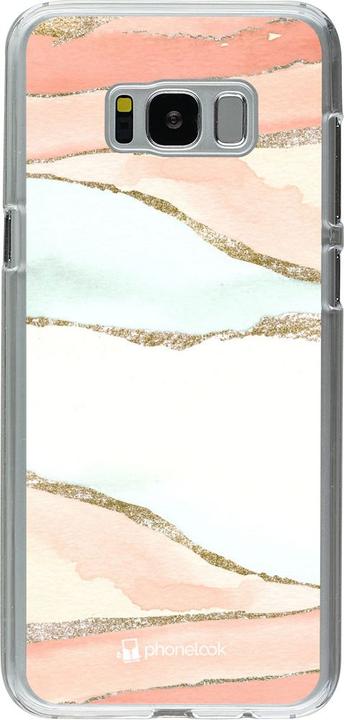 Actual product image PhoneLook Sleeve transparent Shimmering Orange (Samsung Galaxy S8+)