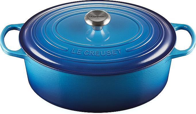 Immagine prodotto Le Creuset Tostapane Ovale Sig 33 cm Azzurro (33 cm, Pirofila + casseruola, Ghisa)