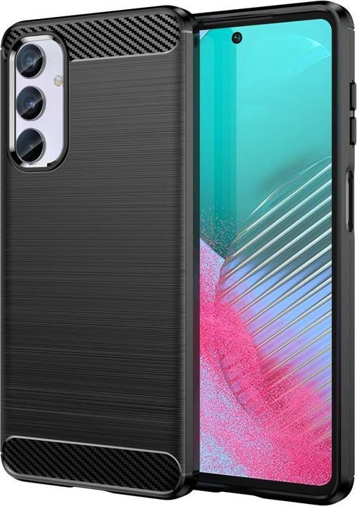 Produktbild Hurtel Flexible carbon pattern case for Samsung Galaxy M54 Carbon Case - black (Samsung Galaxy M54)