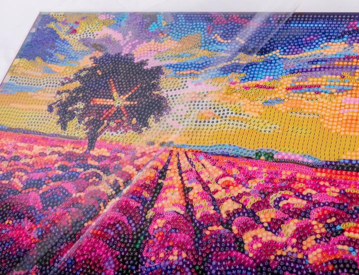 Immagine prodotto Craft Buddy Quadro su tela Campo di lavanda 30x30 cm