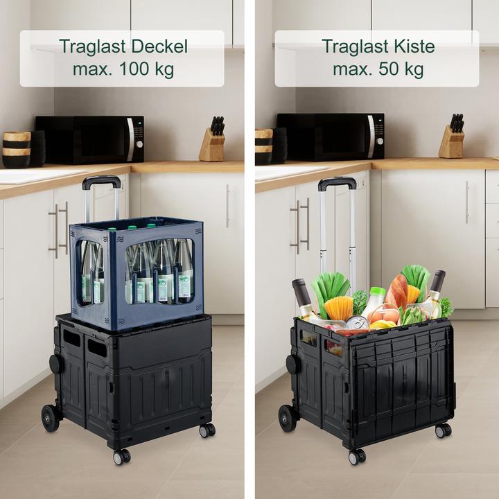 Image du produit Relaxdays Chariot de courses