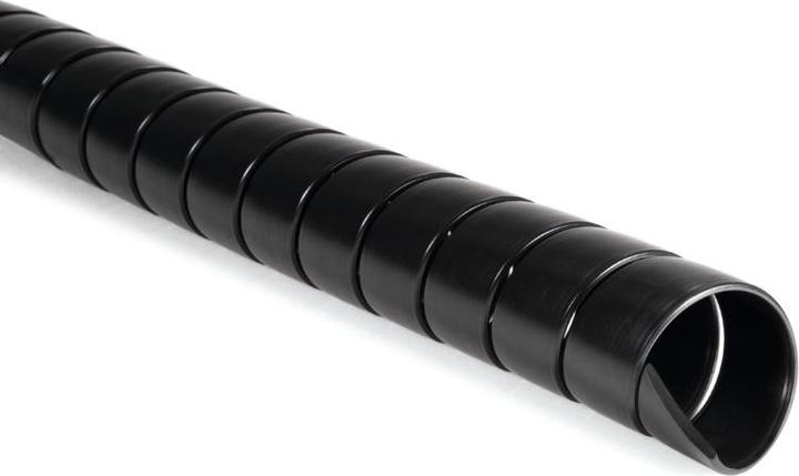 Actual product image HellermannTyton SPF20-PP-BK Spiral Hose Black 1 m (Cable spiral hose, 100 cm)