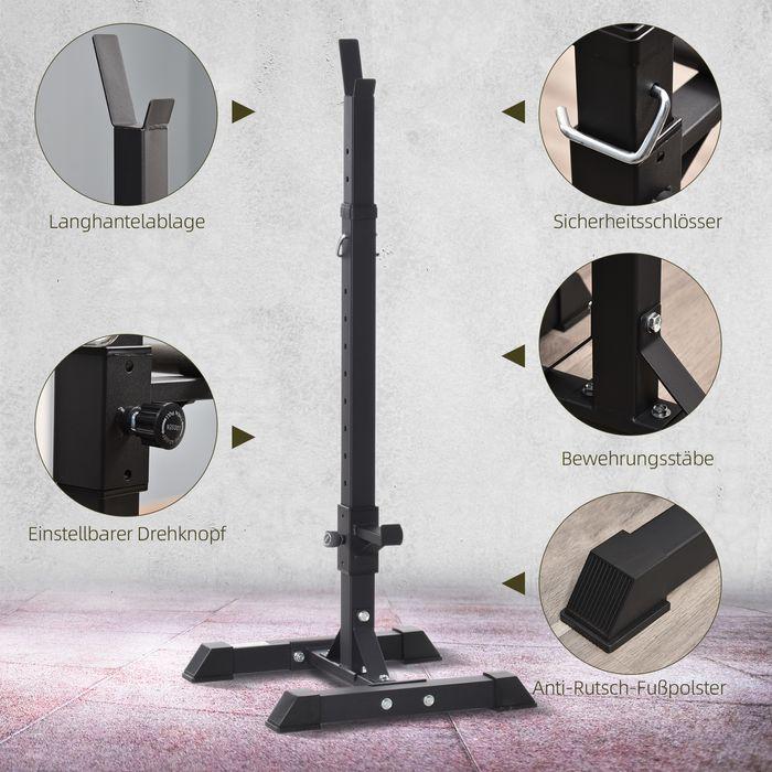 Image du produit Swisshandel24 Hantelständer Langhantelablage Hantelablage Langhantel Kraftt Rack Fitness 150kg