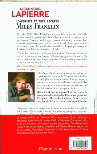 Produktbild L'ardente et très secrète Miles Franklin (Französisch, Lapierre Alexandra, 2025)