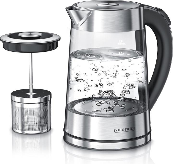 Transparent, Silver, Schwarz