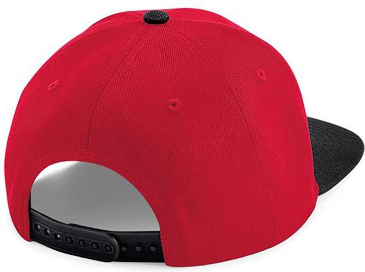 Actual product image Beechfield 6 Panel Snapback Baseball Cap (One size)