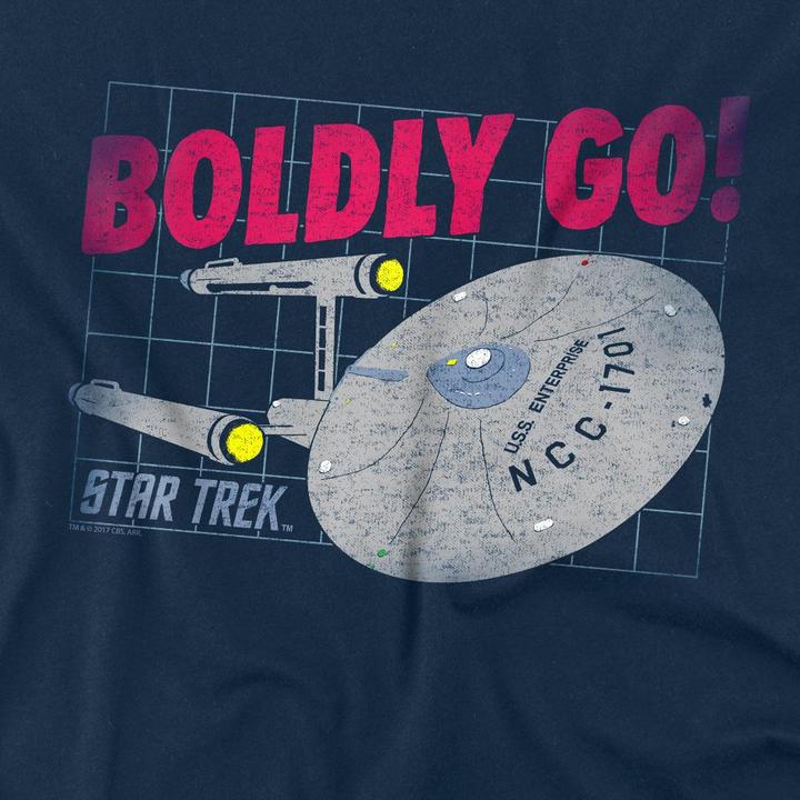 Actual product image Mens Boldly Go T-Shirt (L)