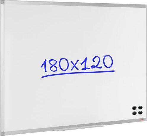 Viking Whiteboard Standard Steel Magnetic 1800 mm x 1200 mm (180 x 120 cm)