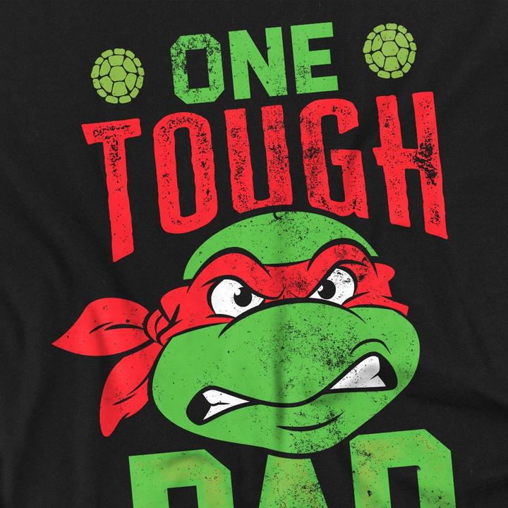Actual product image Teenage Mutant NT Mens One Tough Dad Fathers Day T-Shirt (XXL)
