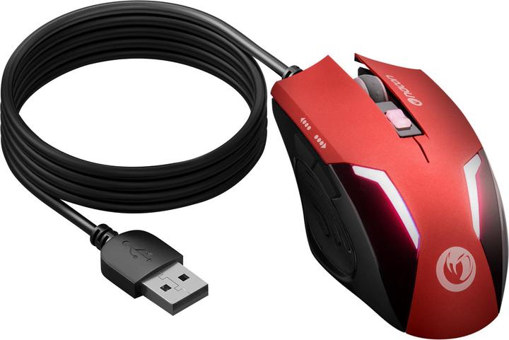 Produktbild Nacon Gaming GM-105 Optical Gaming Maus - rot (PC) (Kabelgebunden)
