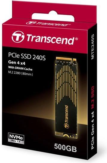 Image du produit Transcend 240S - 500 Go SSD - interne - M.2 2280 (double face) (500 Go, M.2 2280)