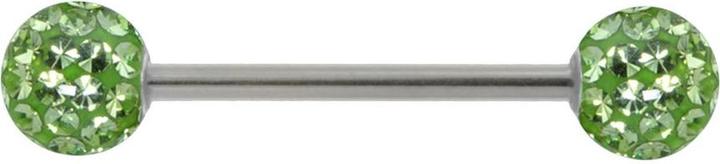 Produktbild Bijouteria Zungenpiercing (Chirurgenstahl 316L, Kristall, Epoxiharz)