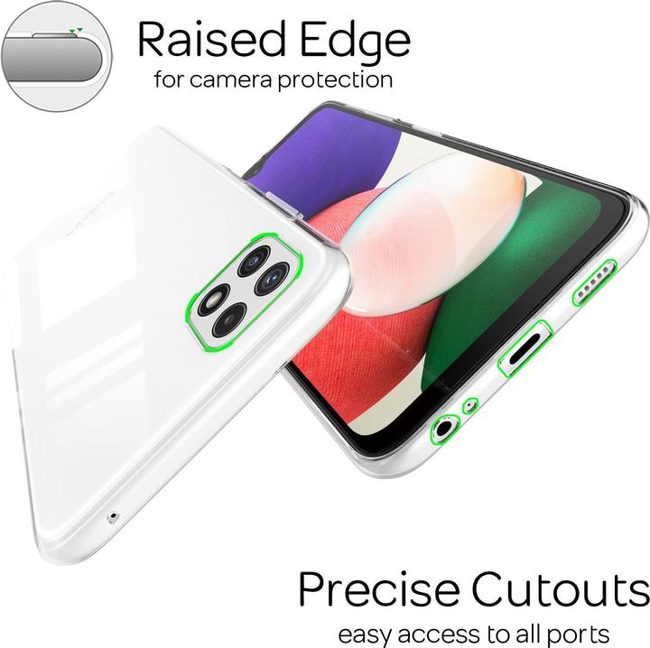 Produktbild Nalia Klare Silikon Handyhülle (Samsung Galaxy A22 5G)