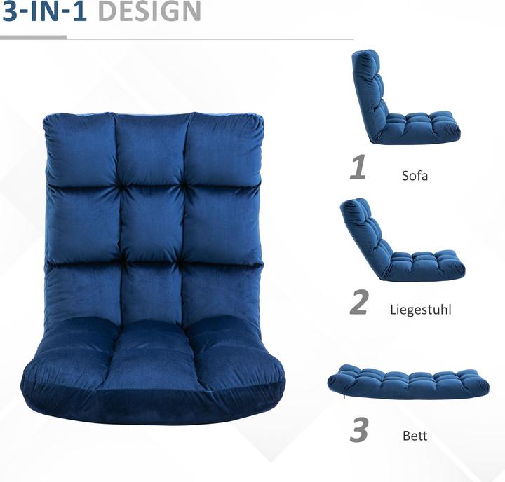 Produktbild Homcom Bodensessel 3-in-1