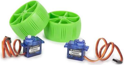 Actual product image Velleman Allbot? Option: Tyre Set