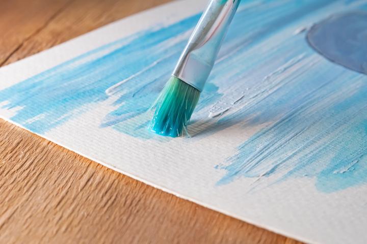 Actual product image Idena School Painting Brushes 10s 10 Sizes FSC100%