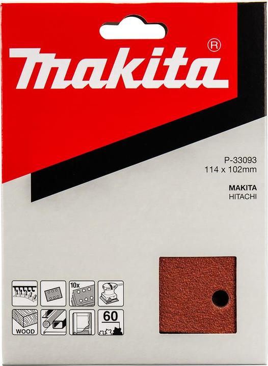 Produktbild Makita Schwingschleifpapier mit Klett (60)