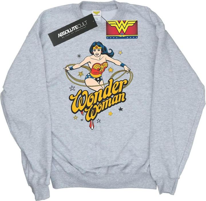 Produktbild Wonder Woman Stars Sweatshirt Mädchen (140, 146)