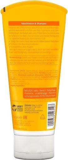 Produktbild Weleda Baby Calendula Shampoo And Body Wash (200 ml, Flüssiges Shampoo)