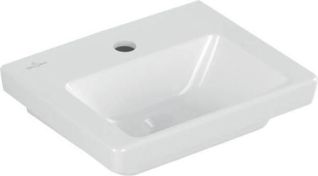 Villeroy & Boch V&B hand-rinse basin SUBWAY 3.0 370x305mm o ÜL with HL white (305 mm, 370 mm)