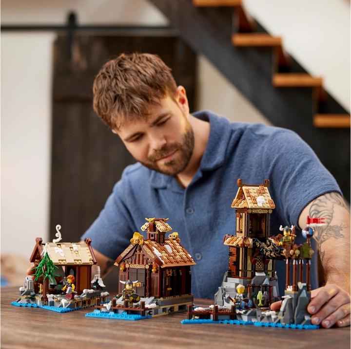 Image du produit LEGO Ideas Village viking (21343, LEGO Ideas, LEGO difficiles à trouver)