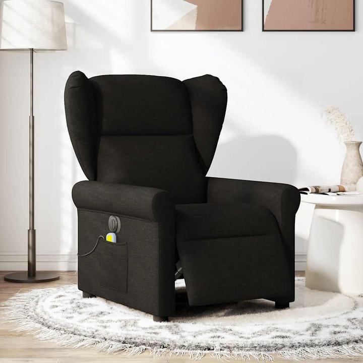 Produktbild VidaXL Massagesessel Elektrisch Schwarz Stoff
